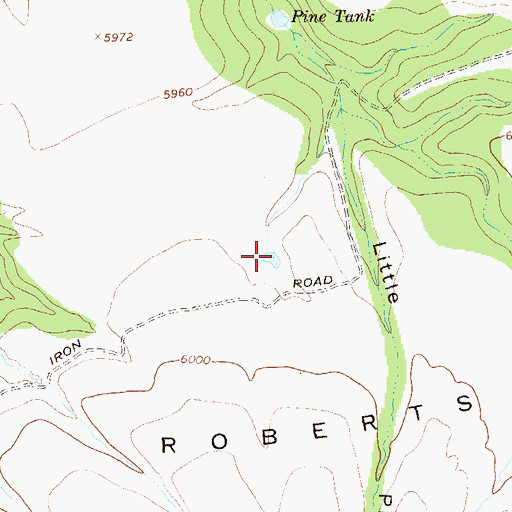 Topographic Map of Park Tank, NM