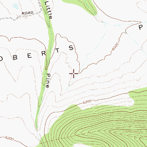 Topographic Map of Roberto Tank, NM