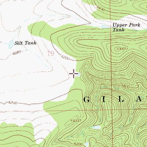 Topographic Map of Horse Shoe Tank, NM