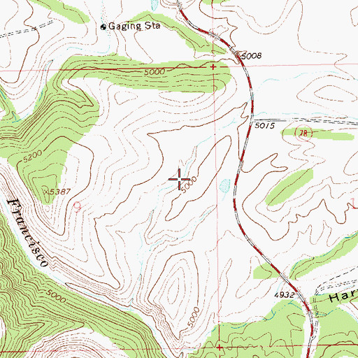 Topographic Map of Pasture Trap Chute, NM