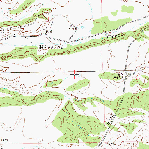 Topographic Map of Pasture Tank, NM