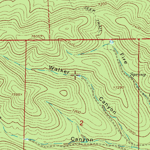 Topographic Map of North Long Tank, NM