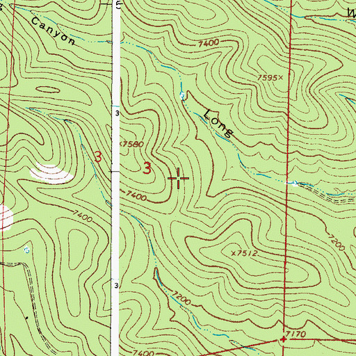 Topographic Map of LE Tank, NM
