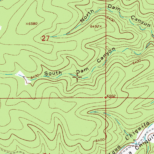 Topographic Map of Lower White Flat Tank, NM