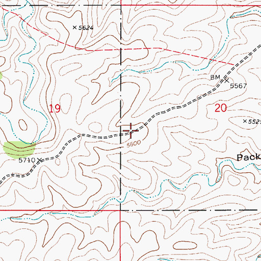 Topographic Map of North Sheep Water Storage Tank, NM