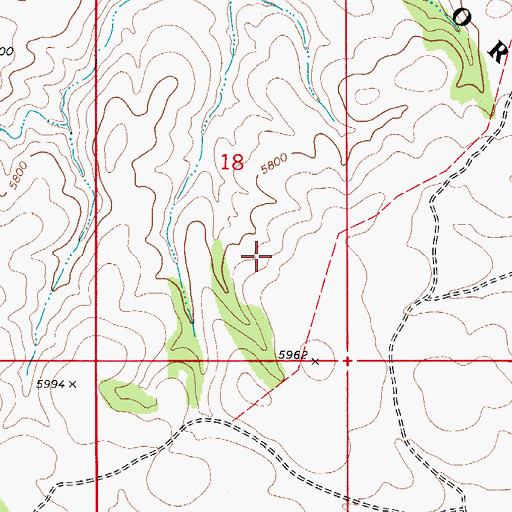 Topographic Map of East Wildhorse Water Storage Tank, NM