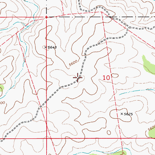Topographic Map of Maguay Water Storage Tank, NM