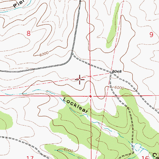 Topographic Map of Polk Water Storage Tank, NM