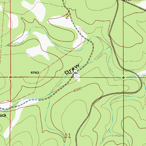 Topographic Map of Bradley Tank, NM