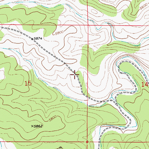 Topographic Map of Stone Water Storage Tank, NM