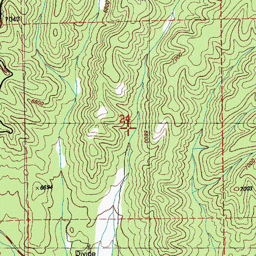 Topographic Map of Slash Tank, NM
