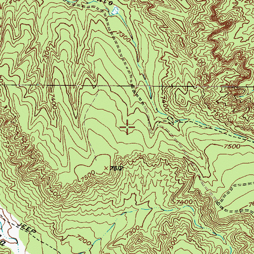 Topographic Map of Jacinto Trick Tank, NM