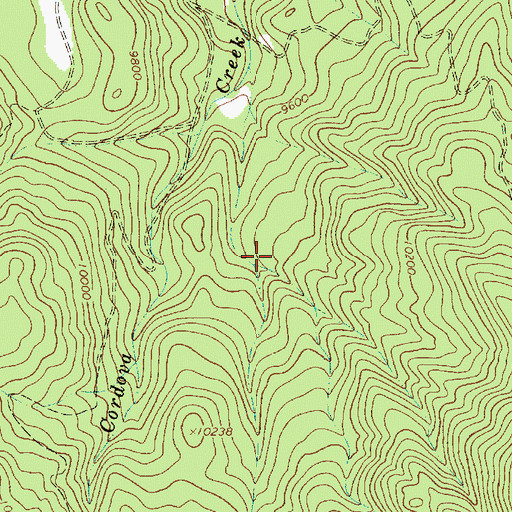 Topographic Map of Rio Costilla Ski Area, NM
