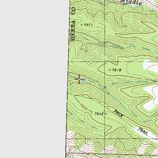 Topographic Map of Big Bear Tank, NM