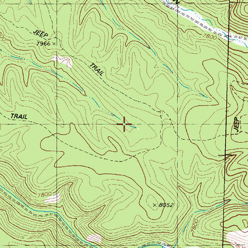 Topographic Map of Saucer Tank, NM