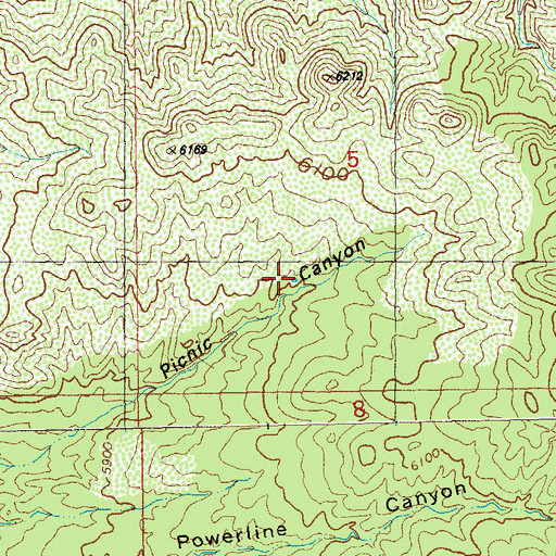 Topographic Map of Fence Tank, NM