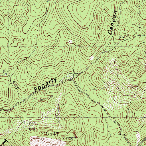 Topographic Map of Dry Tank, NM