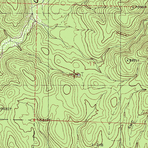 Topographic Map of Twin Calf Tank, NM