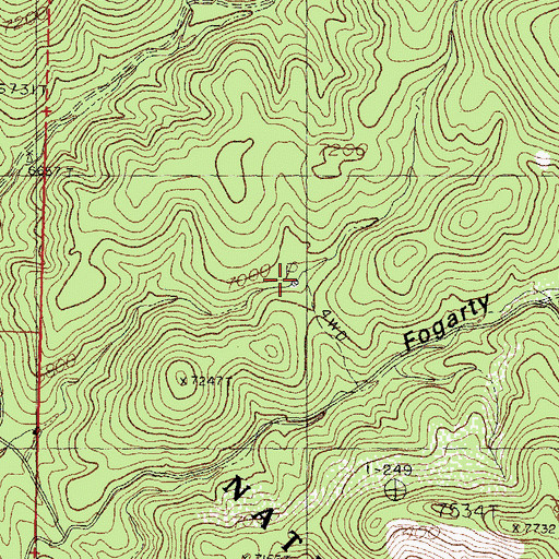 Topographic Map of Upton Tank, NM