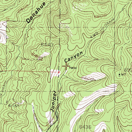 Topographic Map of Juniper Water Well, NM