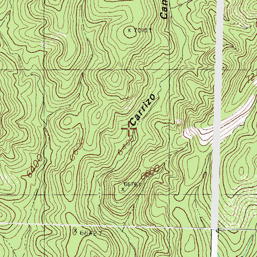 Topographic Map of Watson Well, NM