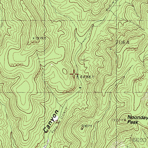 Topographic Map of Hot Springs Well, NM