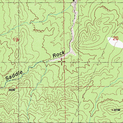 Topographic Map of Jackson Seep Corral, NM