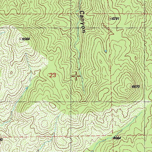 Topographic Map of Middle Bear Tank, NM