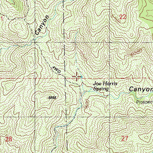 Topographic Map of Trap Tank, NM