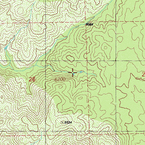 Topographic Map of Trail Canyon Tanks, NM