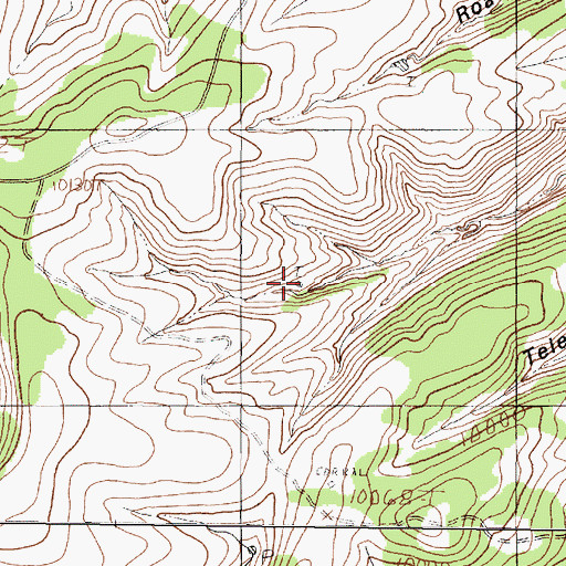 Topographic Map of South Alire Tank, NM