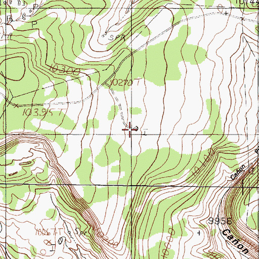 Topographic Map of Lagunitas Tank, NM