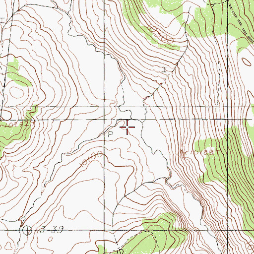 Topographic Map of Brazos Meadows, NM