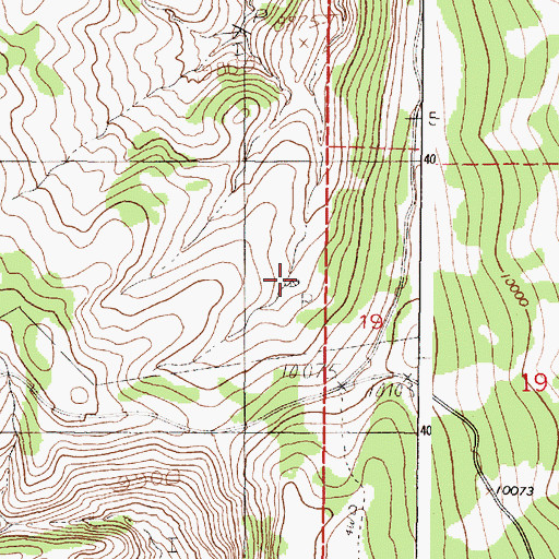 Topographic Map of Lobo Tank, NM