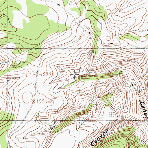 Topographic Map of North Largo Tank, NM