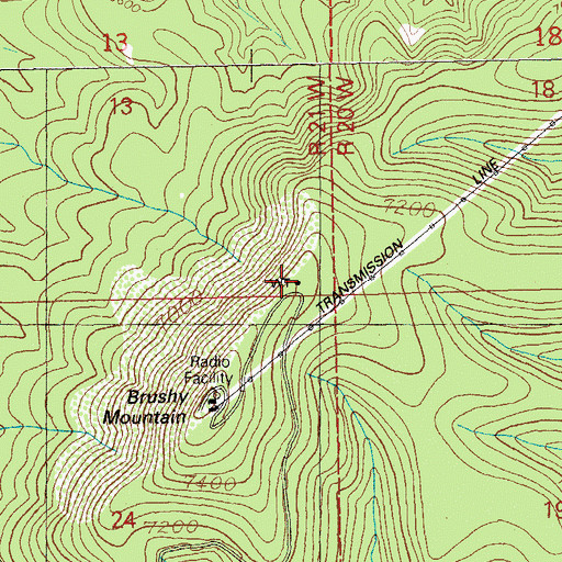 Topographic Map of Apache Creek Trick Tank, NM