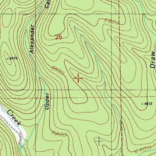 Topographic Map of Malpais Tank, NM