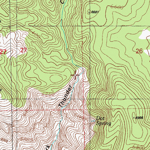 Topographic Map of Dan Neal Tank, NM