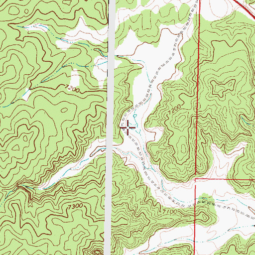 Topographic Map of Laguana Tio Andres Tank, NM