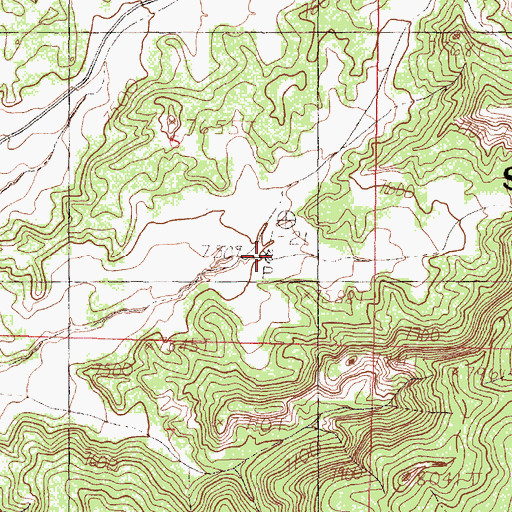 Topographic Map of Tapia Tank, NM