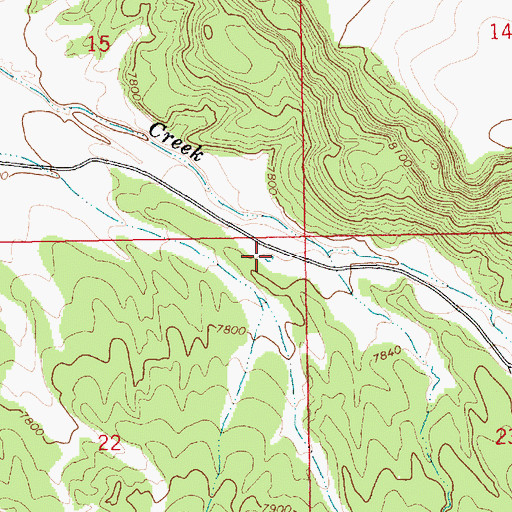 Topographic Map of Canovas Tanks, NM