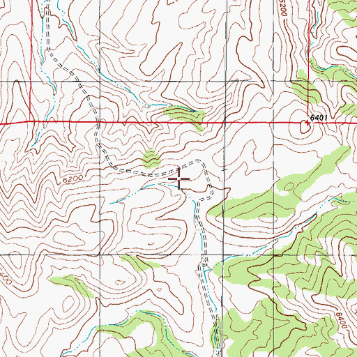 Topographic Map of Distill Spring, NM