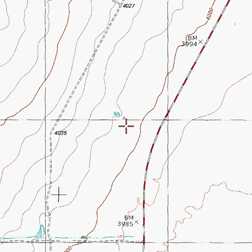Topographic Map of Nelson Well, NM