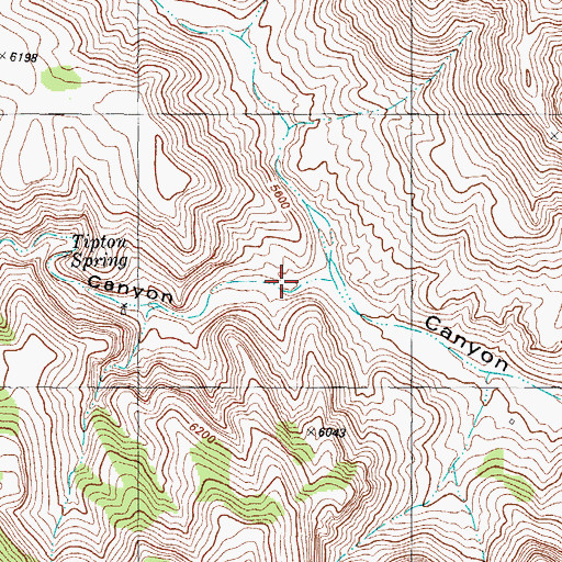 Topographic Map of Tipton Well, NM