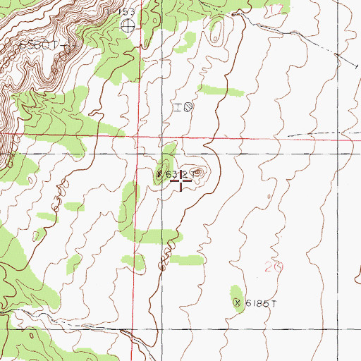 Topographic Map of Cerro del Indio, NM