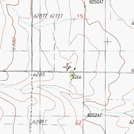 Topographic Map of E Davis Place, NM