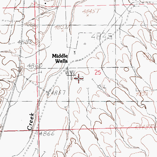 Topographic Map of Joe Yarbrough, NM