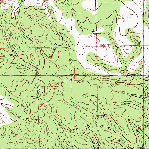 Topographic Map of Lower Lovett Place, NM
