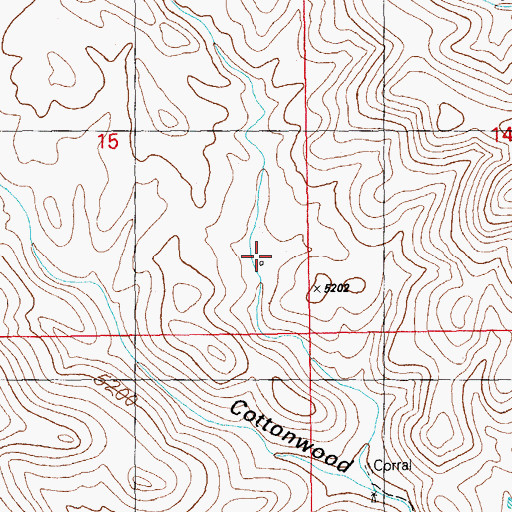 Topographic Map of McKelvey Place, NM