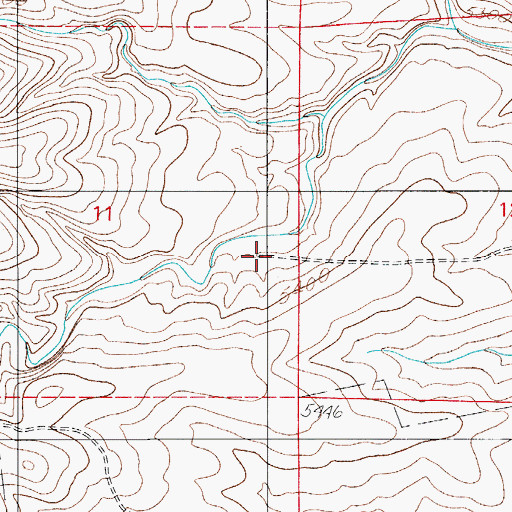 Topographic Map of Old Longbotham Place, NM